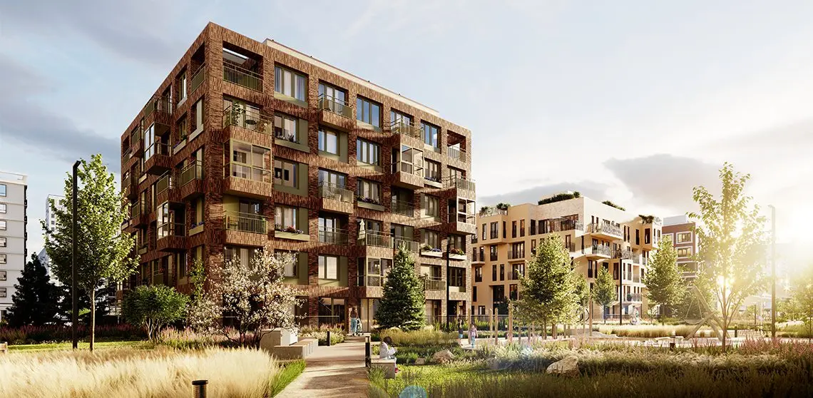 BREEAM award winner, Building 17 European Quarter Residential Complex