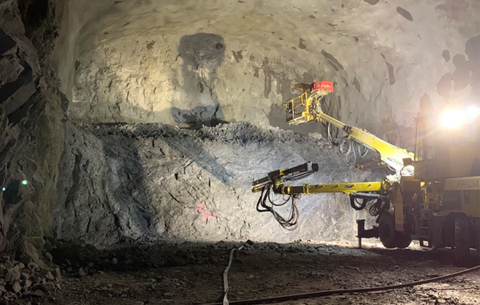 Stockholm Extended Metro access tunnel