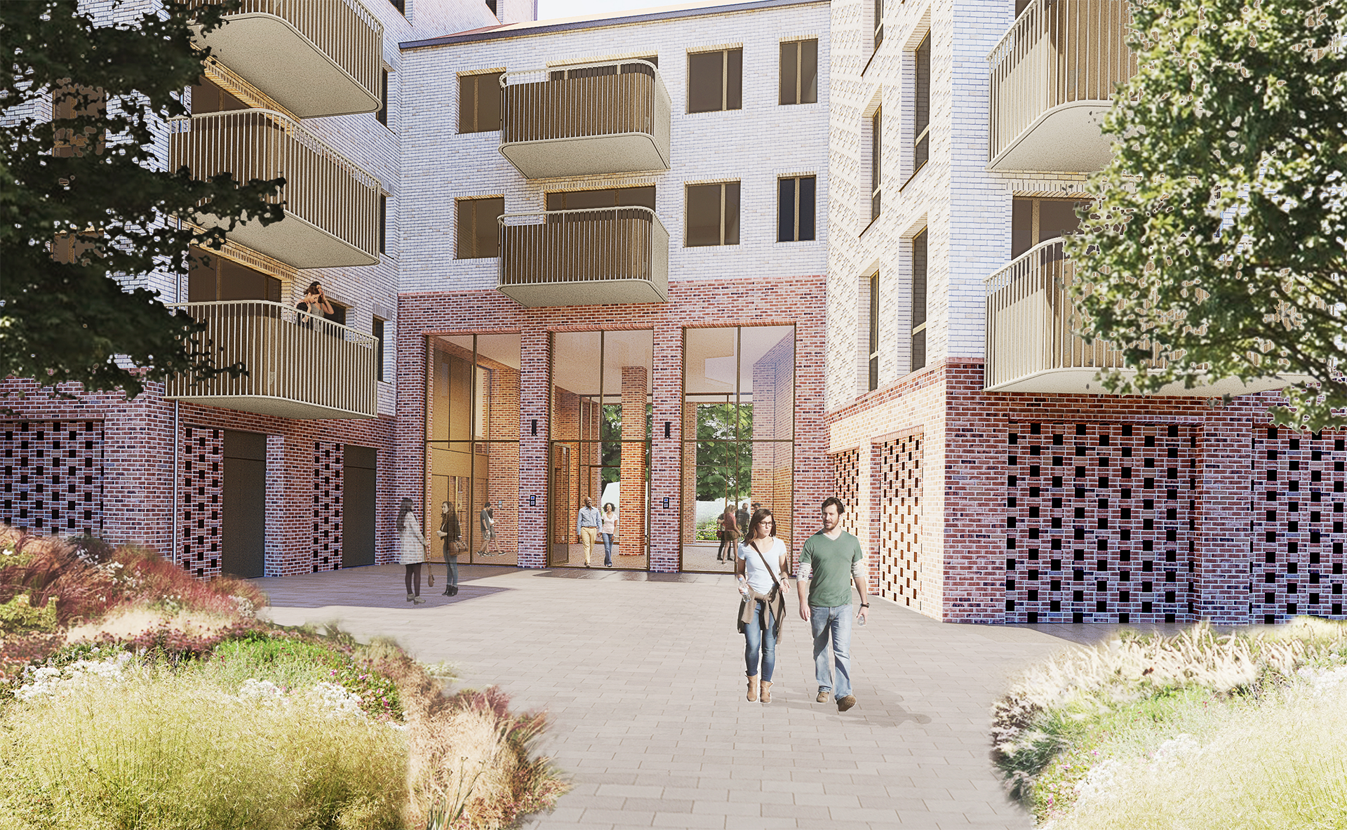 new residential building using HQM