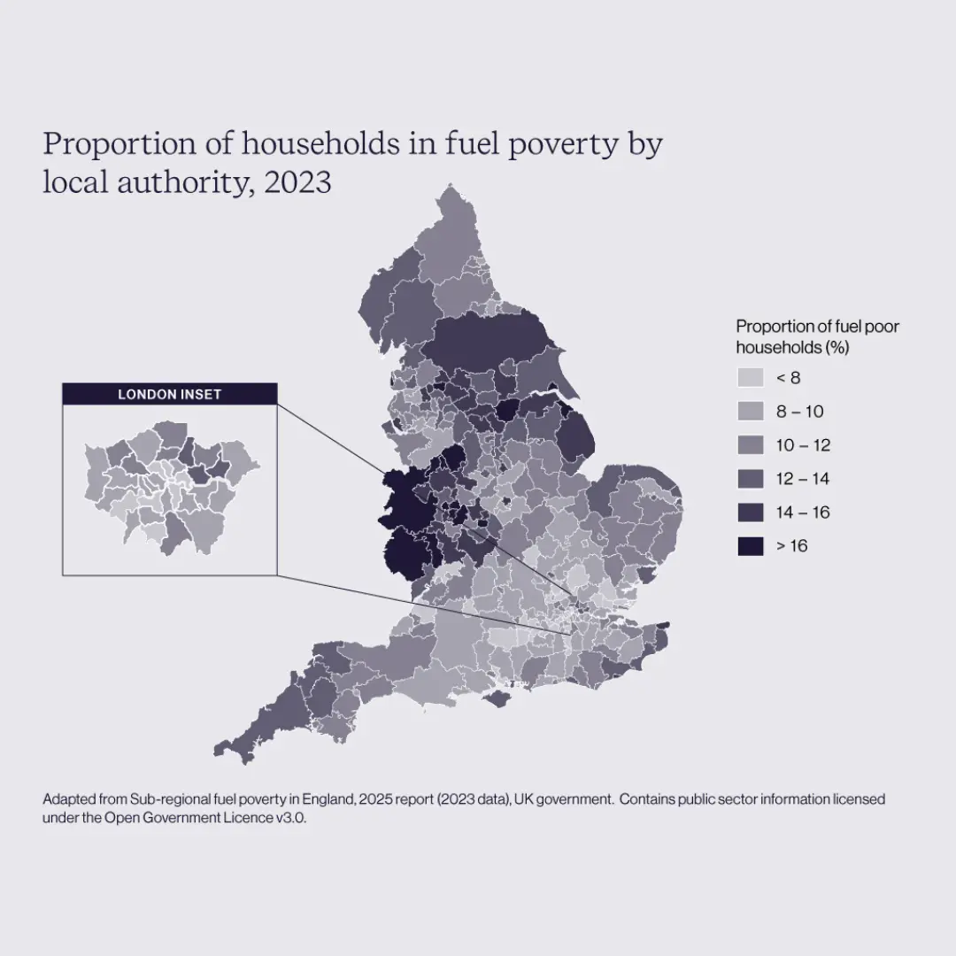 Fuel poverty map